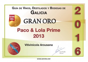 Paco & Lola Prime 2013 gran oro